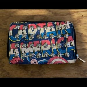 Captain America studded wallet
